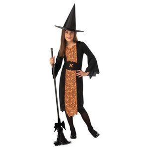 Girls Halloween Witch Costume, Size S New With Tags